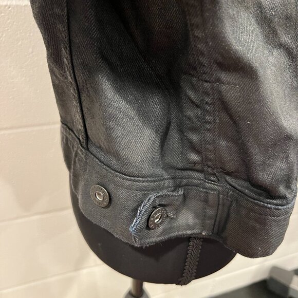 AG Jeans Small Soft Jean Jacket – Charcoal Grey Classic - Picture 9 of 9